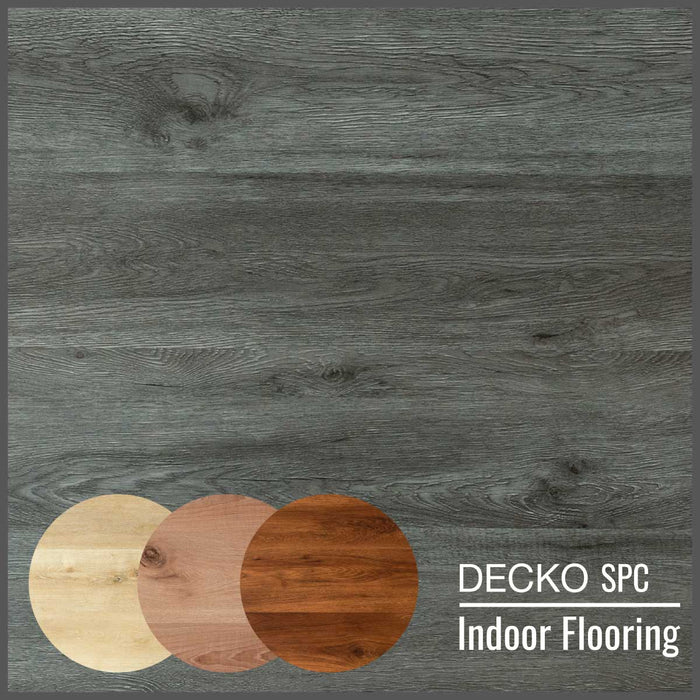 SPC Hybrid Vinyl Plank Flooring - <b>GRIGIO</b> - Waterproof Stone Plastic Composite | DECKO (2.23 m<sup>2</sup> box)