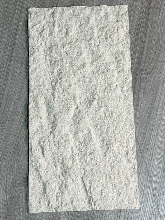 DECKO Flexistone Wall Panels - <b>GRANDE BIANCO</b> - Box of 5 serial panels (1200x600mm) <b>3.6sqm</b> coverage
