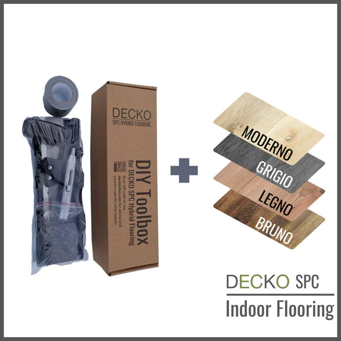 DECKO SPC Hybrid Flooring - <b>LEGNO</b> - Price/Box (2.23 SQM/Box)