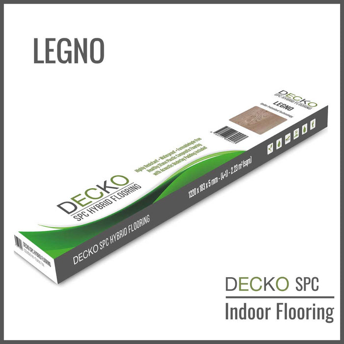 DECKO SPC Hybrid Flooring - <b>LEGNO</b> - Price/Box (2.23 SQM/Box)
