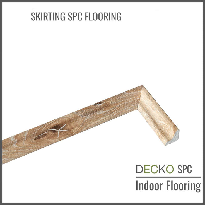 <b>SKIRTING</b> for DECKO SPC Hybrid Flooring - 1220 long piece - Price/Piece