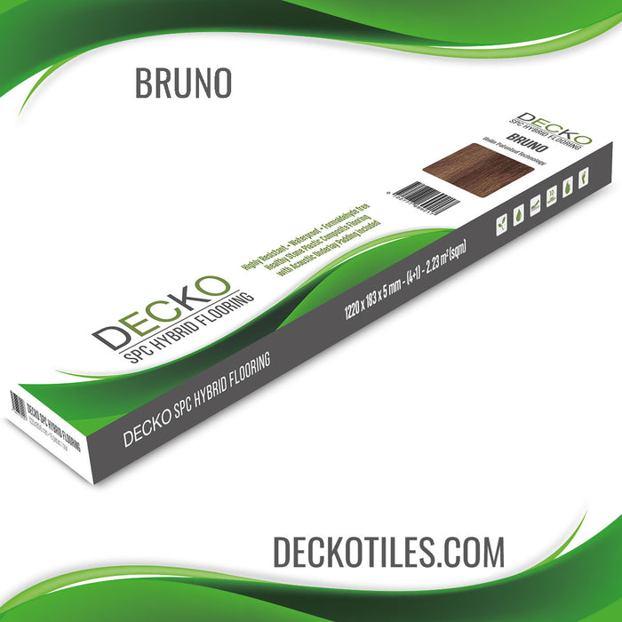 DECKO SPC Flooring - BRUNO - Price/Box (2.23 SQM/Box)