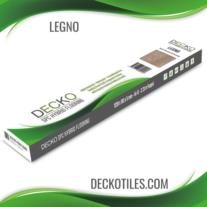 DECKO SPC Hybrid Flooring - <strong>LEGNO</strong> - Price/Box (2.23 SQM/Box)