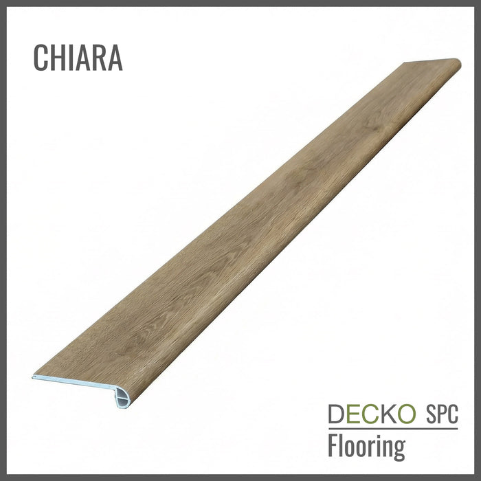 <b>Step Edge Stair Nose</b> - SPC Hybrid Vinyl Plank Flooring - | DECKO