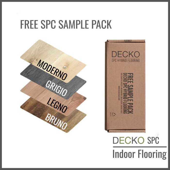 <b>DIY Toolbox</b> for indoor flooring - with complimentary Free DECKO SPC Sample Pack