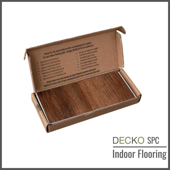 <b>DIY Toolbox</b> for indoor flooring - with complimentary Free DECKO SPC Sample Pack