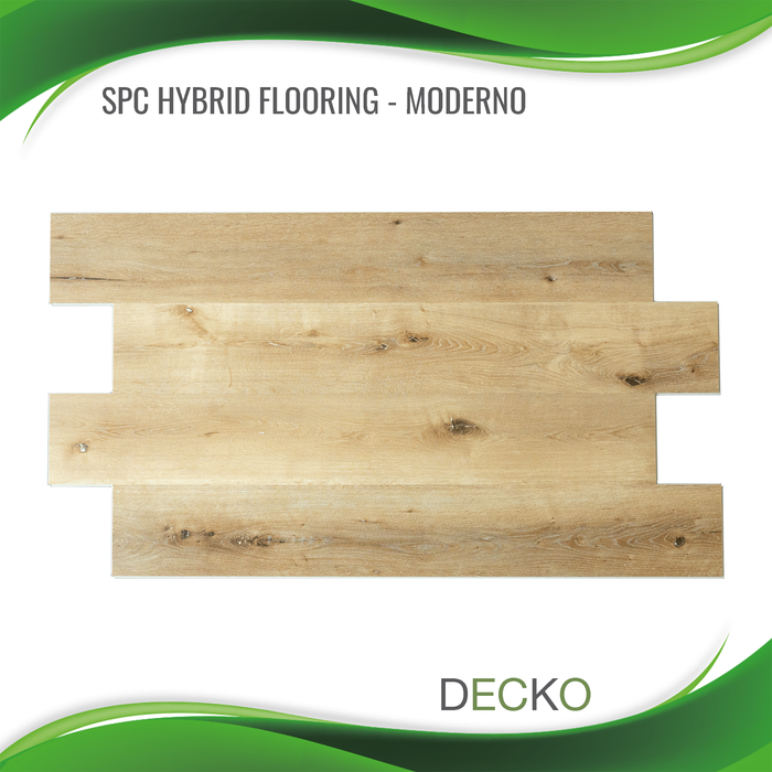 DECKO SPC Hybrid Flooring - MODERNO - Price/Box (2.23 SQM/Box)