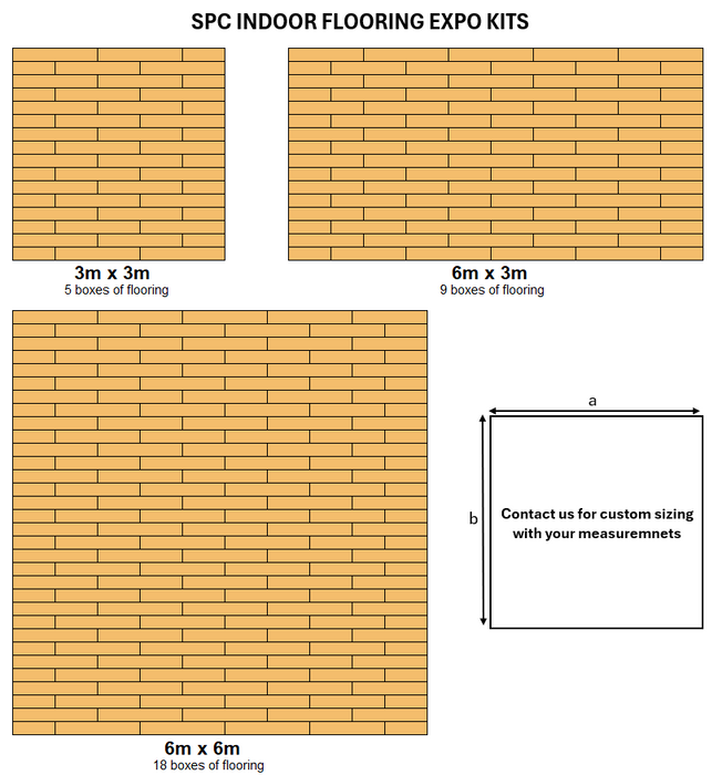 DECKO Tiles <b>Expo Kits</b> - Choose from standard sizes or create a custom-sized order tailored to your needs!