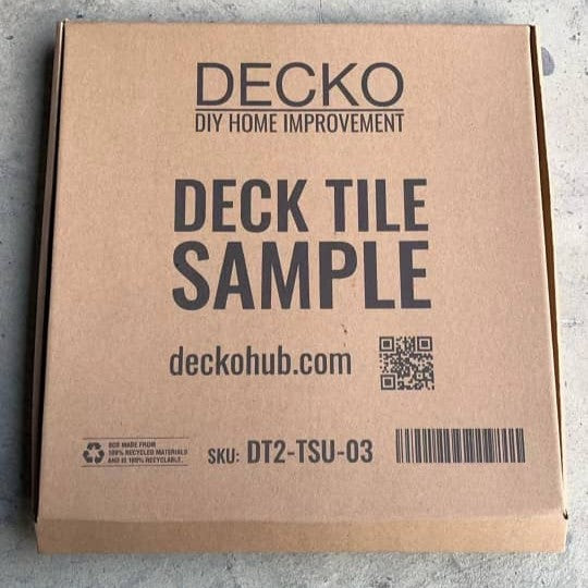 DECKO Tiles <b>Full Tile Sample</b> with Free Delivery (one/address only)