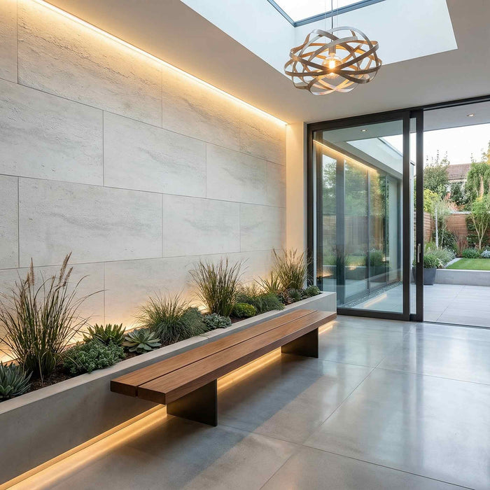 Flexible 3D Stone Wall Panel Sample - PIETRA ALBA | DECKO Flexistone - Free Shipping