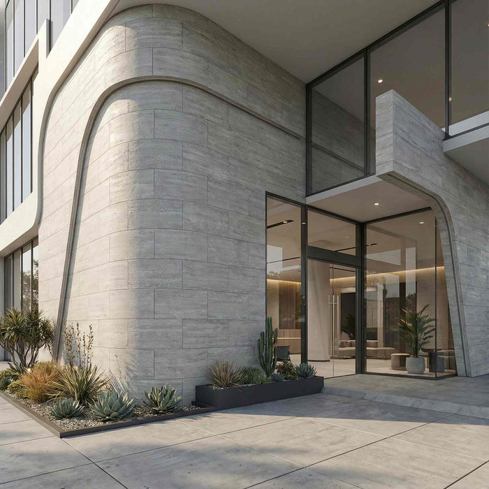 Flexible 3D Stone Wall Panels - <b>PIETRA GRIGIA</b> - Box of 16 panels (900x300mm) <b>4.32m<sup>2</sup></b> coverage | DECKO Flexistone