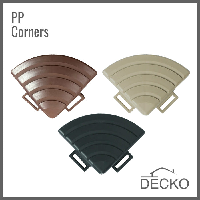 DECKO PP corners, all colours