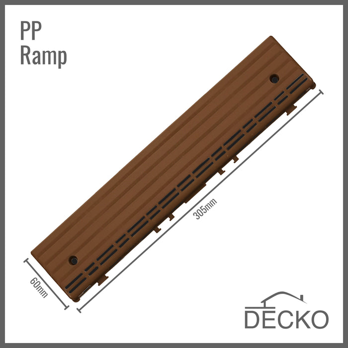 DECKO PP ramp edge, brown