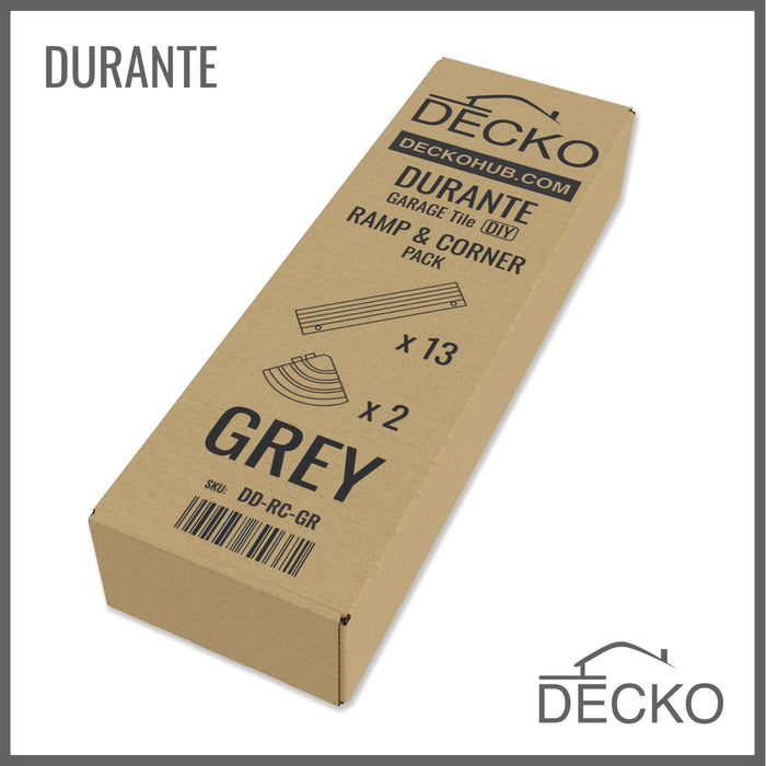 Ramp Edge & Corner - GRAY - DECKO DURANTE NEXTGEN  (13+2/box)