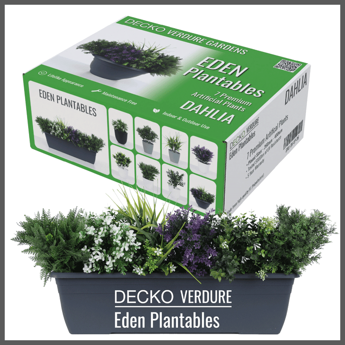 Plantable Artificial Plants - <b>DAHLIA</b> Collection (7 different plants) | DECKO Verdure Eden Plantables