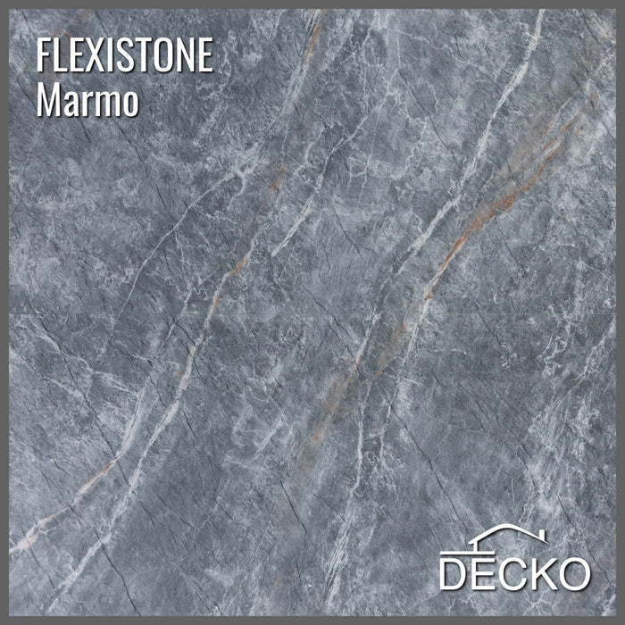 Flexible 3D Stone Wall Panel Sample - GRANDE MARMO | DECKO Flexistone - Free Shipping