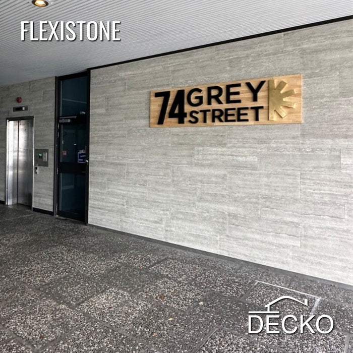 Flexible 3D Stone Wall Panel Sample - PIETRA GRIGIA | DECKO Flexistone - Free Shipping