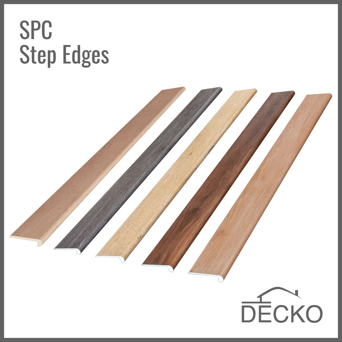 Step Edge Stair Nose - SPC Hybrid Vinyl Plank Flooring - | DECKO