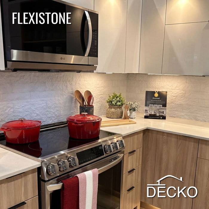 Flexible 3D Stone Wall Panel Sample - BRICO NATURALE | DECKO Flexistone - Free Shipping