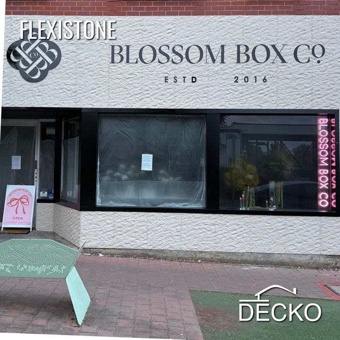 Flexible 3D Stone Wall Panel Sample - GRANDE BIANCO | DECKO Flexistone - Free Shipping