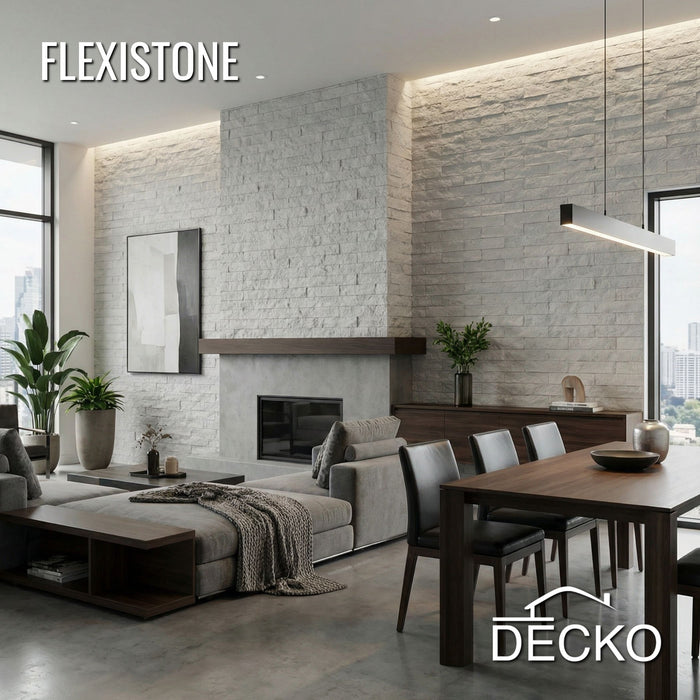 Flexible 3D Stone Wall Panel Sample - BRICO NATURALE | DECKO Flexistone - Free Shipping