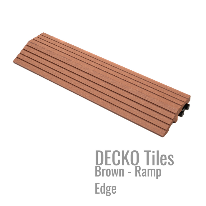 RAMP EDGE - for DECKO Premium Tiles - choose colour - 300/80/20
