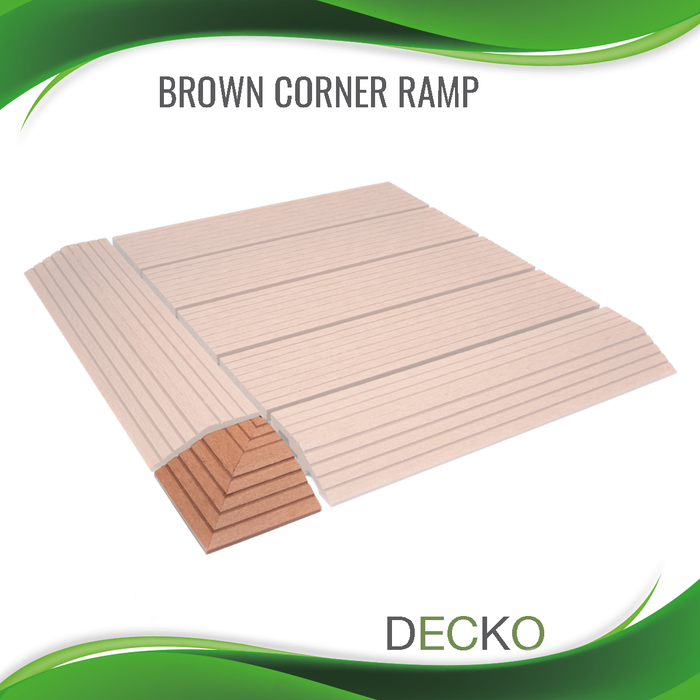 CORNER RE - for DECKO Premium Tiles - choose colour - 80/80/20