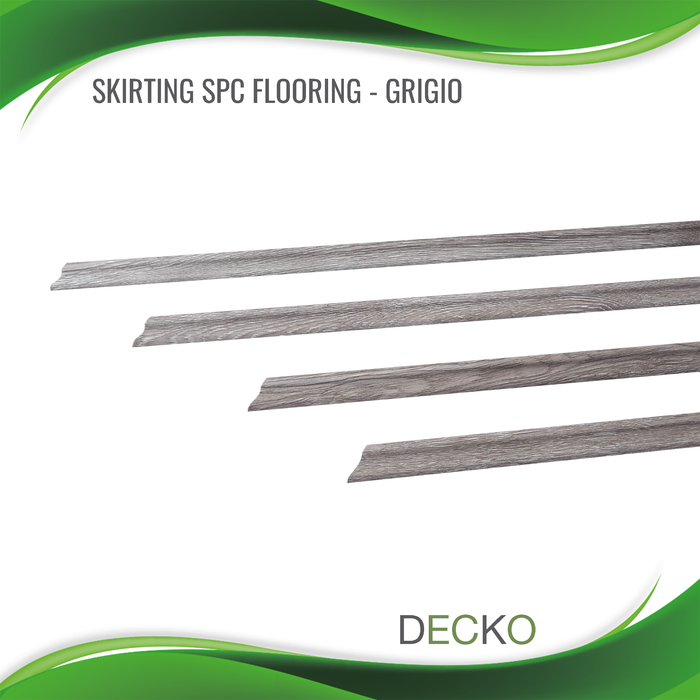 SKIRTING for DECKO SPC Hybrid Flooring - 1220 long piece