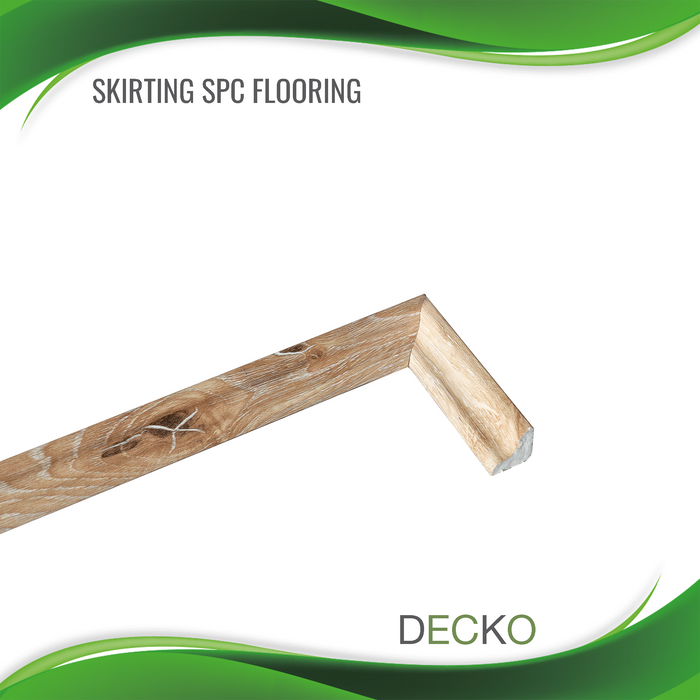 <b>SKIRTING</b> for DECKO SPC Hybrid Flooring - 1220 long piece - Price/Piece