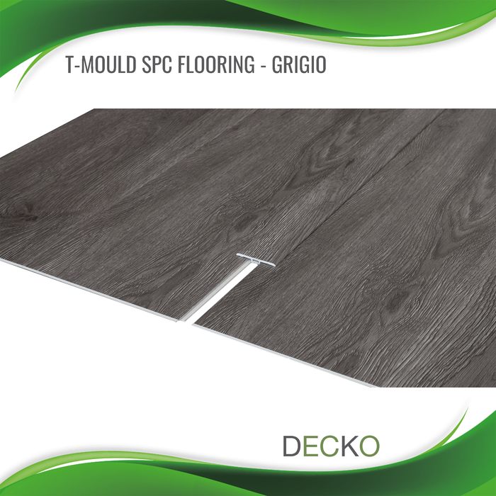 <strong>T-MOULD</strong> for DECKO SPC Hybrid Flooring - 1220 mm long piece