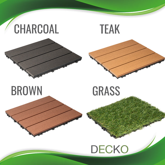 DECKO Premium Tiles -  choose the colour -  (One Piece) - 300/300/20